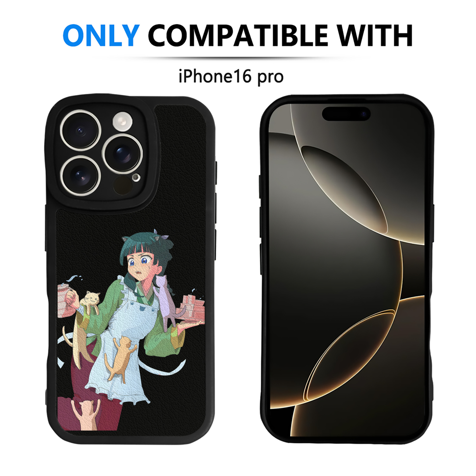薬屋のひとりごと The Apothecary Diaries 【iPhone 16シリーズ対応】シリコンスマホケース（レザー調） 材質：シリコン